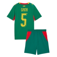 Camiseta Senegal Idrissa Gueye #5 Segunda Equipación Replica Mundial 2026 para niños mangas cortas (+ Pantalones cortos)